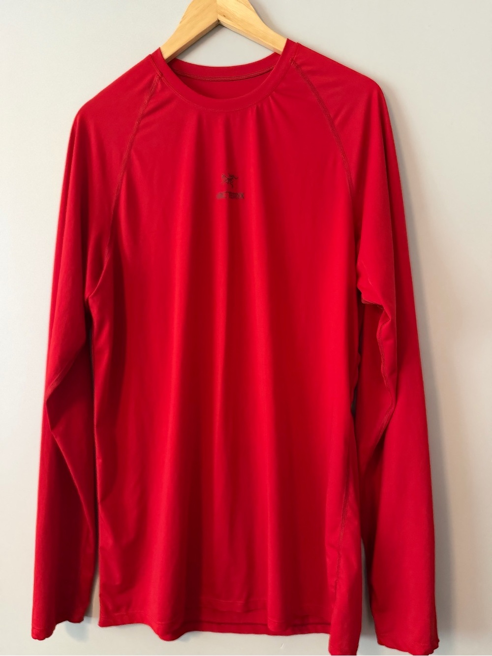 Arc'teryx Men's Long-Sleeve Crew in Red